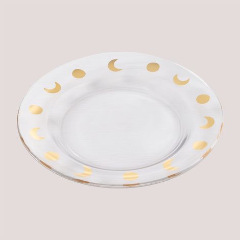 Pack de 4 Platos Llanos en Cristal Exton SKLUM              (1/5)