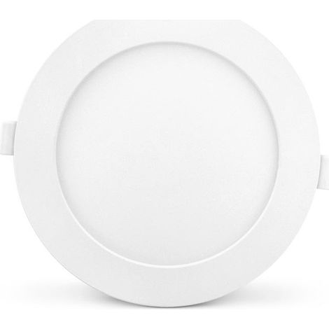 Plafonnier LED SLIMY PC 12W Rond Ø170 mm Miidex Lighting® blanc-neutre-4000k - blanc (1/10)
