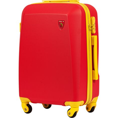 Maleta de cabina roja Wings x Jagiellonia de 20 pulgadas