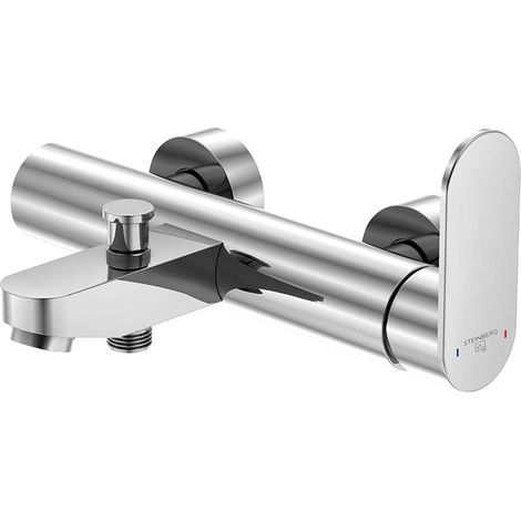 Steinberg Serie 170 Wannenarmatur, Aufputzmontage, zwei (1/2)