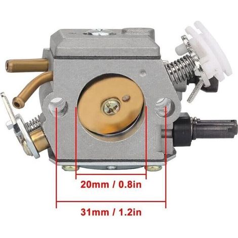 Carburateur pour Husqvarna 362 365 371 372 372XP 372XPW tronçonneuse, remplace HD-12 HD-6 503283203 503281801, avec kit de collecteur d'admission (1/3)