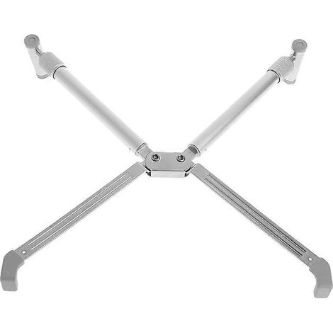 Ergonomischer, faltbarer und tragbarer Laptop-Kühlständer aus Aluminium mit X-Ständer für Laptops von 12 bis 17 Zoll
