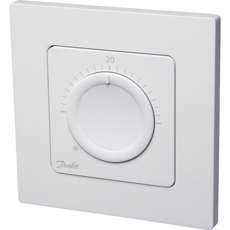 Thermostat d’ambiance filaire Danfoss Icon Dial encastré pour plancher chauffant - Danfoss (1/2)