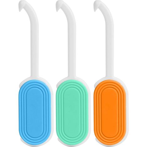 2 in 1 Aligner Removal Tool, 3 Pieces Removal Hook + Chewies Sticks Silicone Food Safe Portable Remover for Oral Care Teeth Cleaning