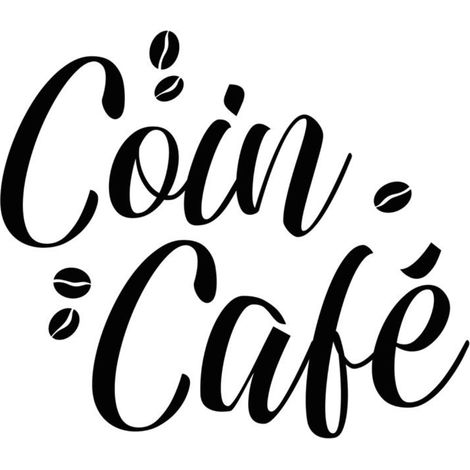 Autocollant Mural coin café (1/2)