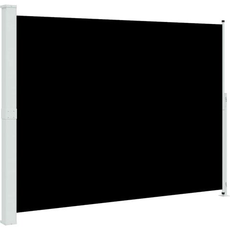 Maison Exclusive - Seitenmarkise Ausziehbar 220x314 cm Schwarz (1/5)