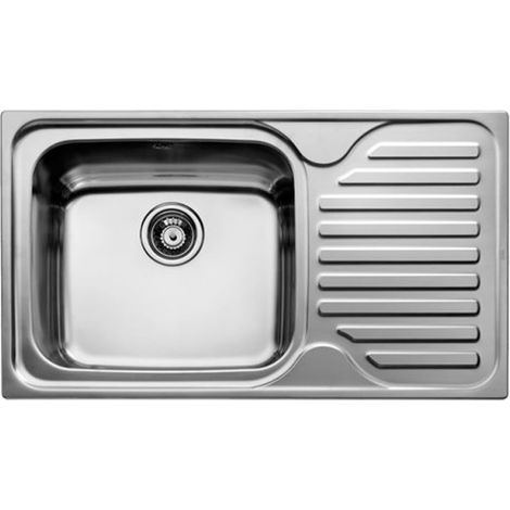 Teka CLASSIC MAX 1C 1E DCHA - Fregadero De Cocina Acero 1Ø Cest C/reb Sf 60 Cm 1 Cubeta 1 Escurridor (1/2)