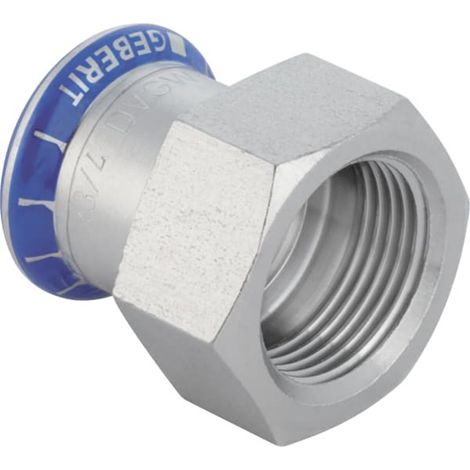 Geberit Mapress Edelstahl Übergang mit Innengewinde, 33018 (1/5)