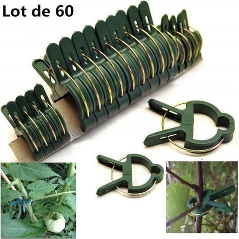 Adjustable Garden Clips - Support for Stake Covers and Plant Attachment Structures