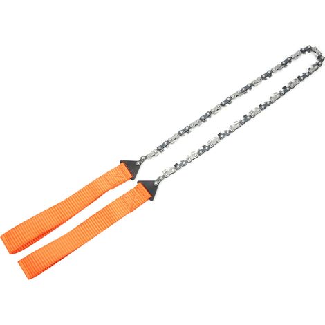 Scie à chaîne manuelle portable 33 dents pour bois, kit de survie et urgences