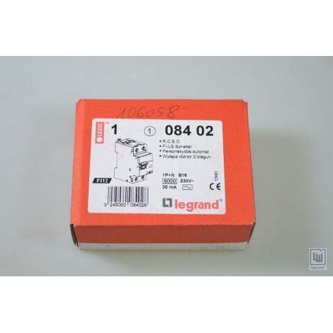 Legrand P312 Fehlerstromschutzschalter grau kompakt DIN-Schiene