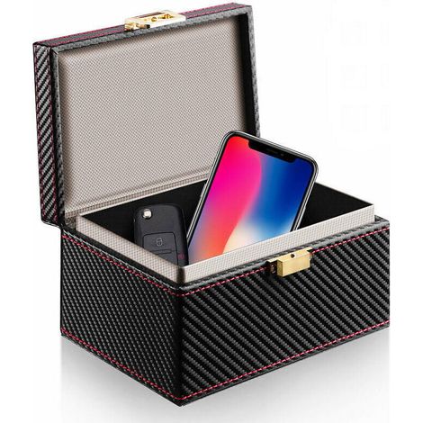 Boîte Antivol pour Clé de Voiture sans Contact - Coffret Cage Faraday - Protection Keyless Go - Blocage RFID NFC, (1/5)