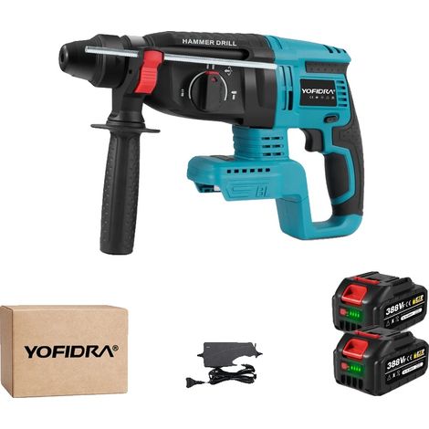 Perceuse à percussion électrique, sans fil, moteur sans balais, option de batterie 2X 5 (1/2)