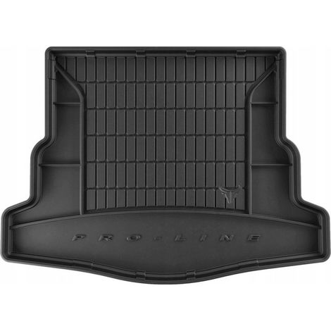 Kofferraummatte aus Gummi, Einlage aus Teppich, Renault Laguna 3 Coupé 2008-2015 TM (1/5)