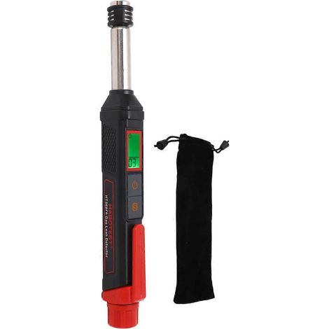 Tragbarer Gasleckdetektor mit LCD-Hintergrundbeleuchtung, Brenngasanalysator mit optischem und akustischem Alarm