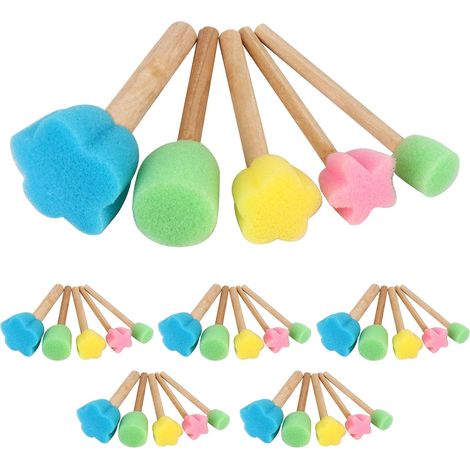 Kit de 30 esponjas de espuma para pinceles (1/5)