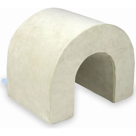Samtweicher Schaumstoff-Spielplatztunnel mit Beleuchtung, Mint