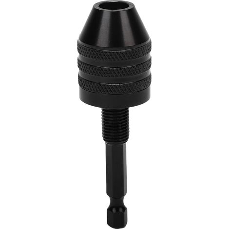 Adaptador de portabrocas de 0,6-8 mm con broca hexagonal de 1/4" - Portabrocas de 3 mordazas para herramientas eléctricas