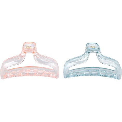 2PCS Serre-Cheveux Résine Anti-Glissant, Accessoire Coiffure pour Douche et Beauté (1/5)