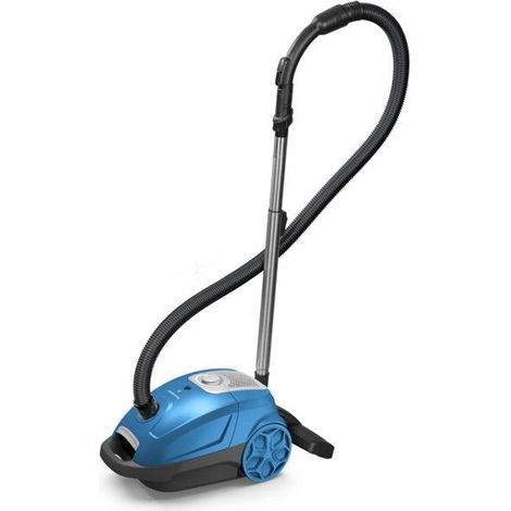 Schneider - Scvc4258bl – Bleu – Aspirateur Traîneau Avec Sac – 800w – 2,5l – Filtre Hepa (1/5)