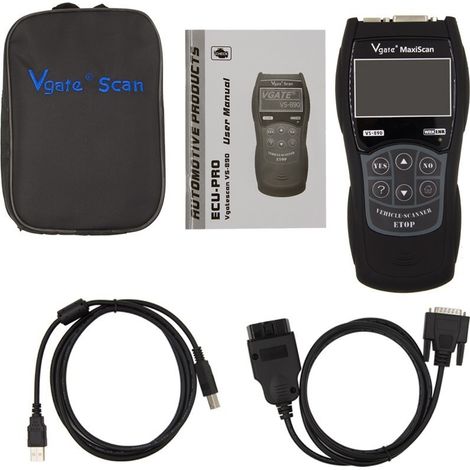 Lecteur de Code OBD2 Vgate Scan Maxiscan VS890, Diagnostic Auto Universel, Outil de Lecture Effacement des Codes DTC -Alovez-WCY (1/4)