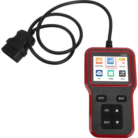 Lecteur de codes OBD2 Toivize V302 Écran TFT couleur 2,8" Diagnostic auto professionnel (1/5)