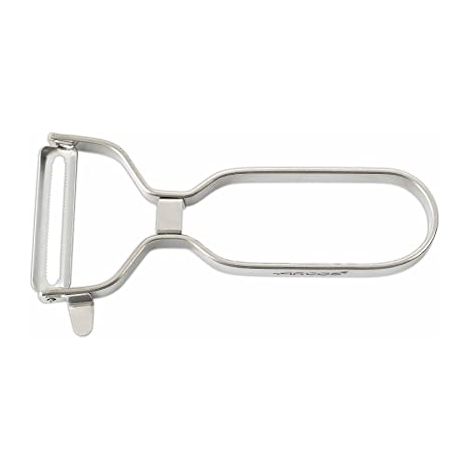 Pelapomodoro Arcos 607100 in acciaio inox, dimensioni 130 mm, presentato in vetrina (1/3)