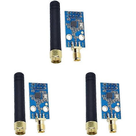 Module émetteur-récepteur radiofréquence CC1101 avec antenne SMA, compatible 433 MHz, améliore le signal, A-JXLGV (1/5)