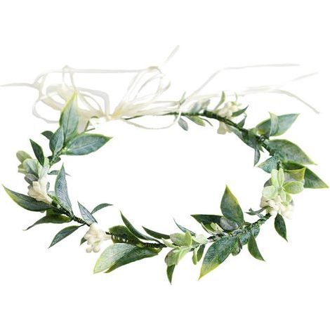 1 Blumenkranz, verstellbares Band, Trockenblumen, Kopfschmuck, Foto der Hochzeitsgesellschaft (1/5)