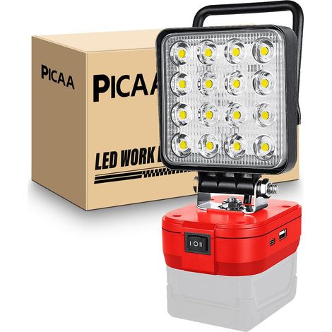 48W Lampe de Travail LED Sans Fil pour 18/20 V (1/5)