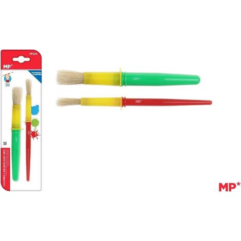Spazzole per bambini con impugnatura ergonomica, 2 pezzi