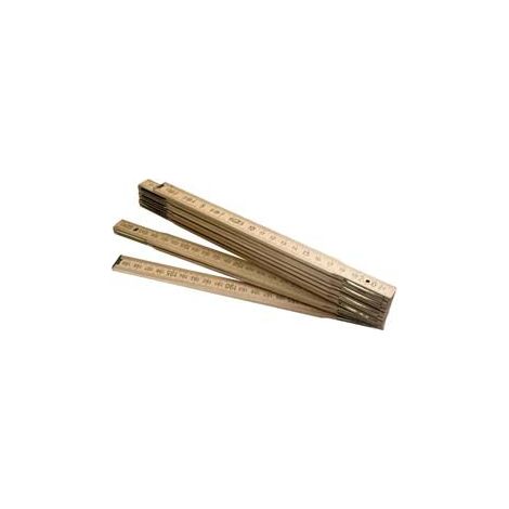 Doppiometro legno acero ft