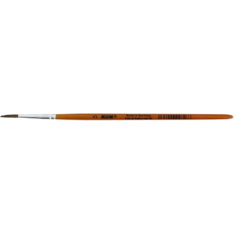 KUM PINCEAU FEIN CHEVEUX ARTISTES AQUARELLE PINCEAU ROND 15 TAILLES, 3 WEDO 525112311