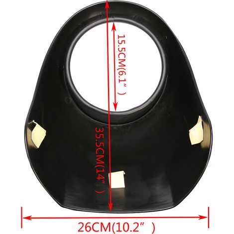 Motorcycle accessories for Harley-Davidson 883 XL1200: headlight cover, fairing and diffuser. (1/3)