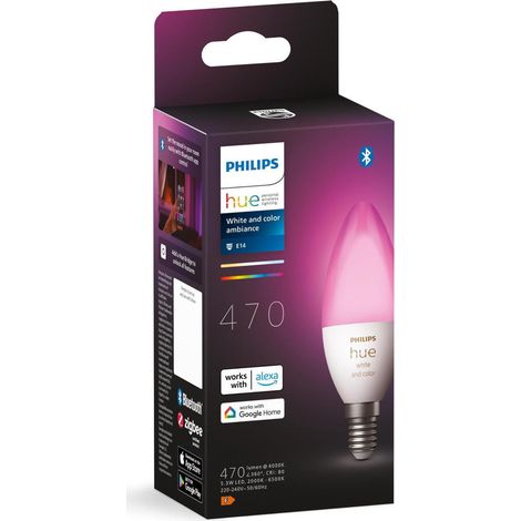 Philips Hue LED Kerze E14 BT 5,3W 470lm White Color Ambiance (1/5)