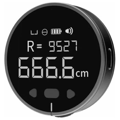 Mètre ruban électronique numérique 99,99 m avec écran LCD, règle numérique rechargeable, pour diamètres plats et courbes (1/4)