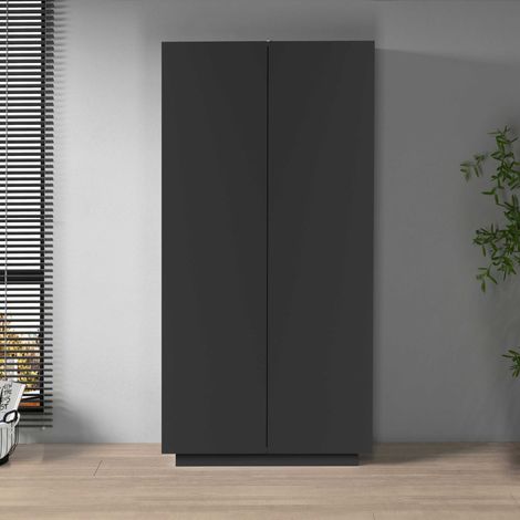 WHOUS Armadio multiuso Easy a 2 ante antracite opaco 79,20x38x166 cm (1/5)