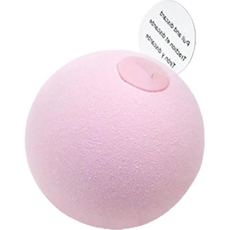 Jouet interactif pour chat d'intérieur chat balle jouet pour animaux de compagnie son intelligent écureuil chat balle sport rose