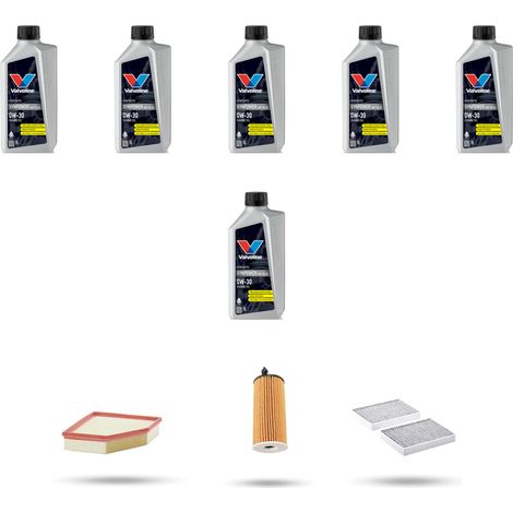 Kit tagliando 3 FILTRI e 6L OLIO compatibile con Bmw serie 5 (G30,G31,F90) 520i 120kw dal 2020 (1/4)