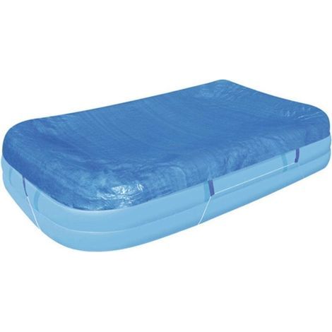 Piscine Couverture 305x183CM Bache De Piscine Gonflable Rectangulaire - Bache Protection pour Piscine Hors Sol Rectangulaire - Protection Contre La Poussière Et La Pluie 305x183CM (1/5)