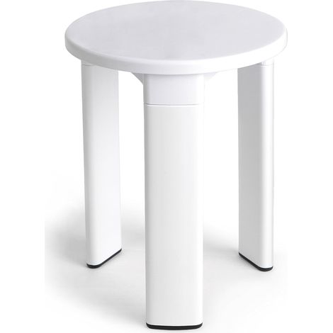 Tabouret Rond, Trois Pieds, Plastique Résistant, 40 x 32 x 32 cm (1/5)