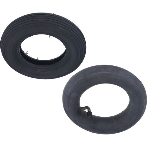 Pneu gonflable noir 7 pouces, chambre à air en caoutchouc, kit de pneu supportant une charge de 35 PSI (1/5)