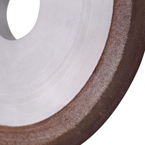 100-mm-Diamantschleifscheibe mit Harzbeschichtung, Körnung 180, für Metall, Hartmetall und zum Schärfen