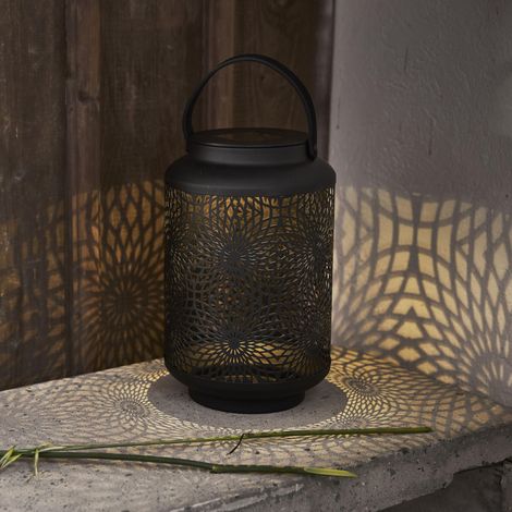 Lámpara star-trading mandala impermeable sensor crepúsculo