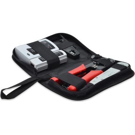 Digitus DN-94022 Kit de herramientas de red negro gris rojo