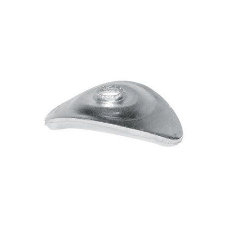 Lot De 10 Plaquettes, L.38 Mm Aluminium Bol-Fixations