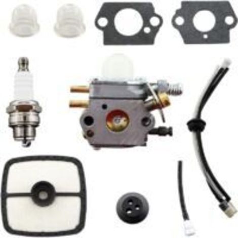 Carburateur Filtre à Air Bougie d'allumage pour Echo SRM2015 SRM2305 SRM2455 ZAMA C1U-K53 C1U-K52 AT203A- (1/5)
