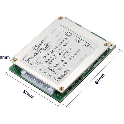 Carte de Protection 13S 35A 48V, batteries au Lithium, BMS/PCB/PCM, Circuits intégrés d'équilibre (1/5)