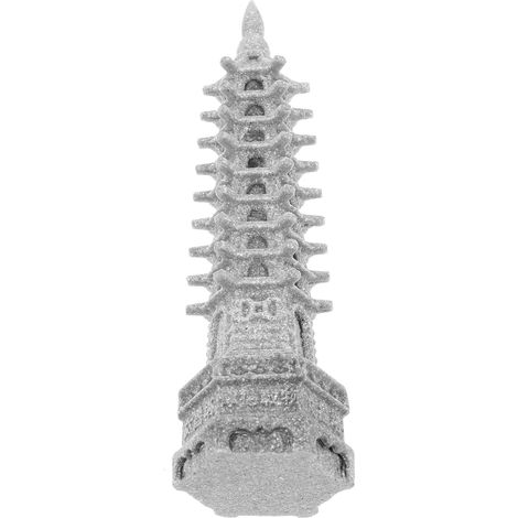 Turm Dekoration Stein 9 stufig Kultur Turmfigur Für