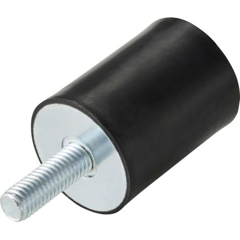 TRU COMPONENTS Gummipuffer TC-NT30-40-43A Härte (Details) 43 Shore A  Maximale statische Auflast 31